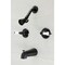Kingston Brass KB240PL Tub and Shower Faucet, Matte Black KB240PL - alternate 2